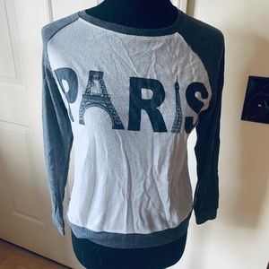 Long sleeved Paris Rue 21 top FREE W PURCHASE